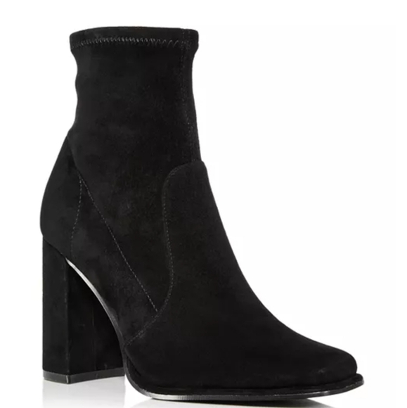 Aqua Shoes - Aqua Lana High Heel Suede Booties Bloomingtondales Exclusive Black